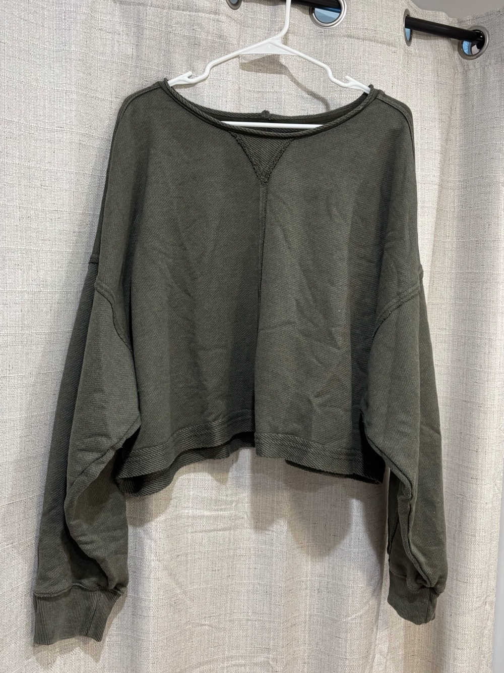 Aerie Oversized Crop Sweatshirt